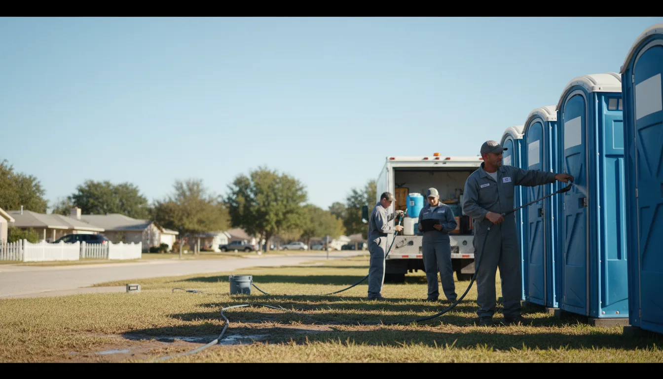 Long-Term Portable Toilet Rental in Hazlehurst, GA near me